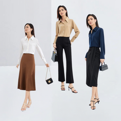 Camisa Social Amélie – Elegância Minimalista em Movimento