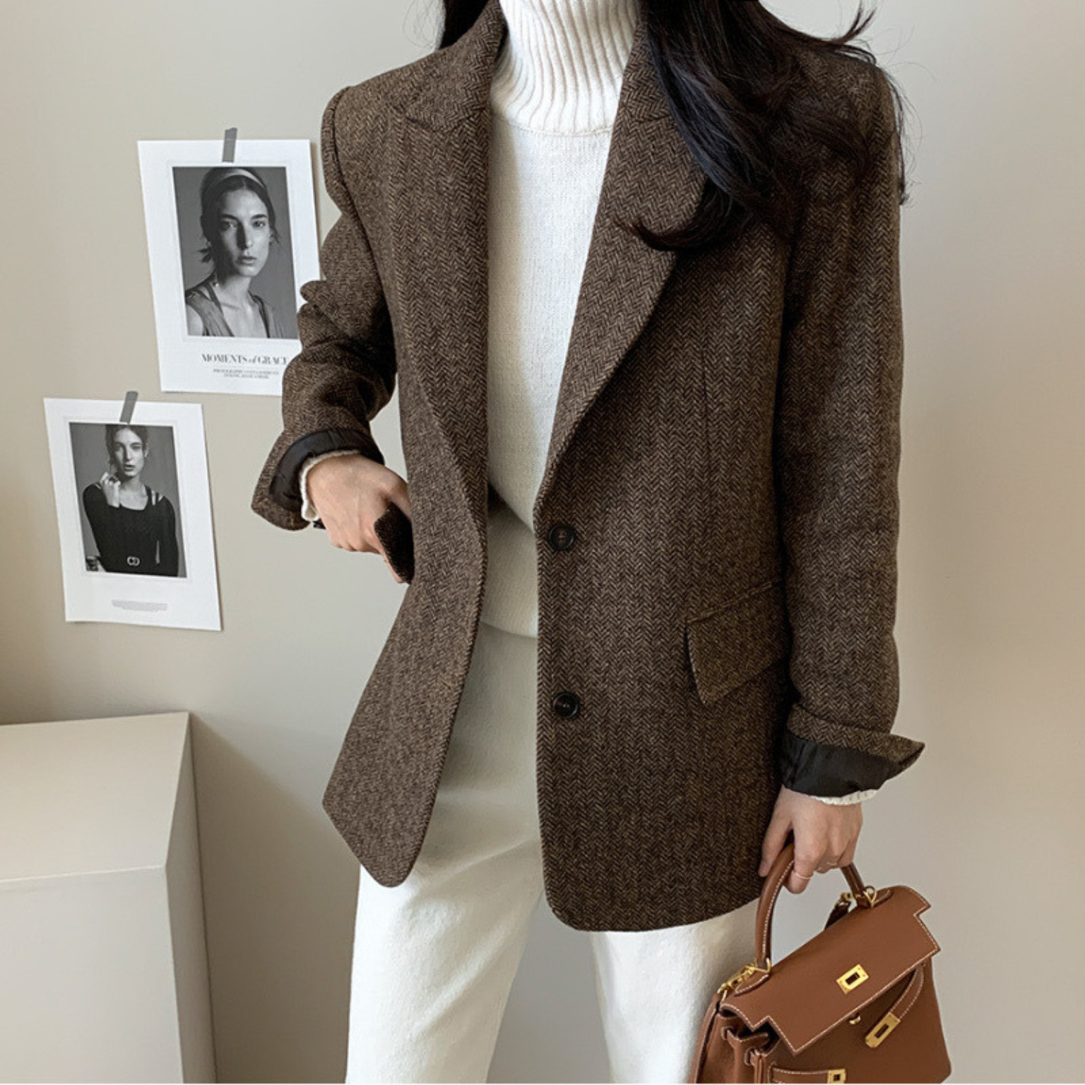 Blazer Cambridge – Blazer Feminino de Lã
