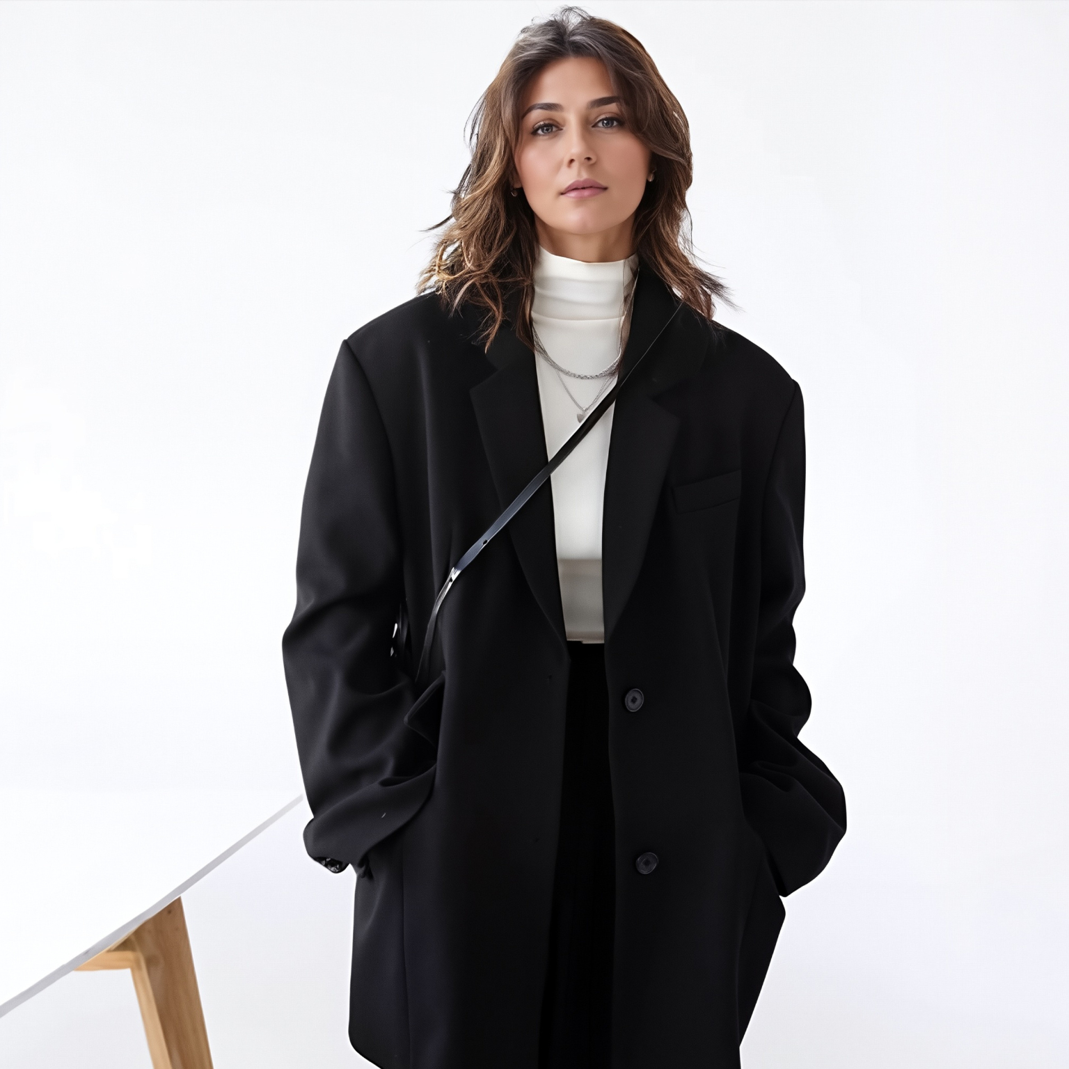 Blazer Oversized Dorsay – Blazer Feminino Alfaiataria Executiva