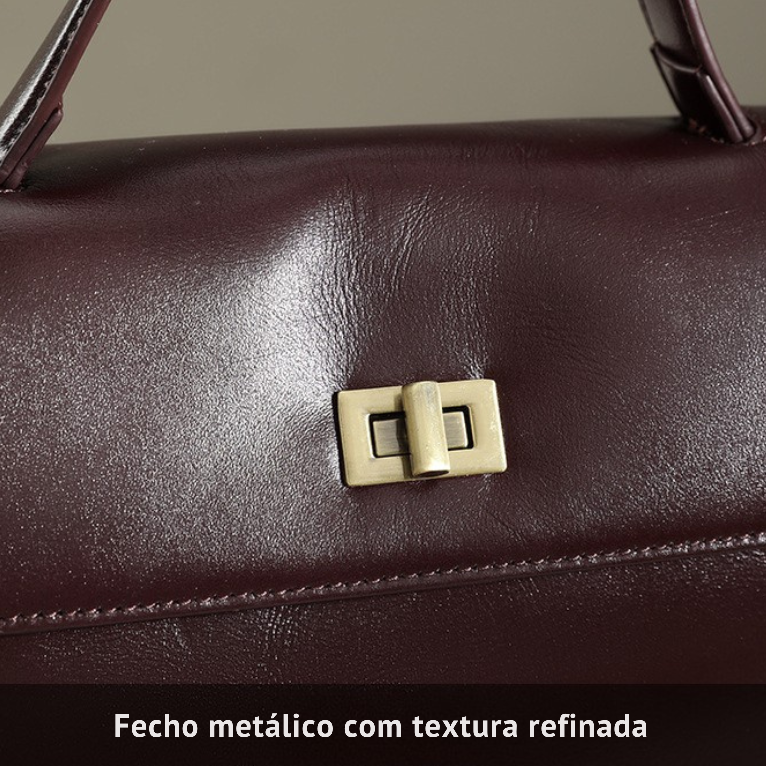 Bolsa Firenze – Bolsa Tiracolo Feminina de Couro Legítimo Vinho