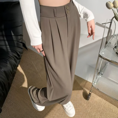 Calça Aria – Calça social feminina ampla de alfaiataria