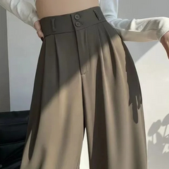 Calça Aria – Calça social feminina ampla de alfaiataria