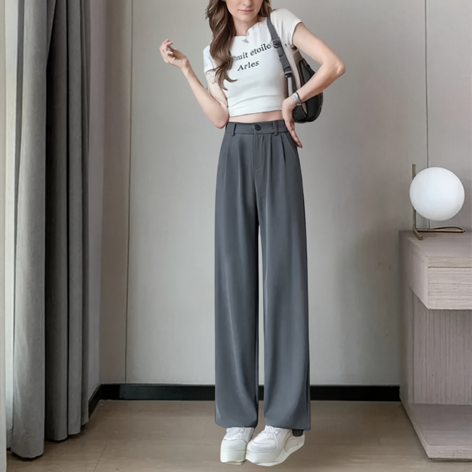 Calça Siena – Calça Social Feminina Reta, Alfaiataria Versátil