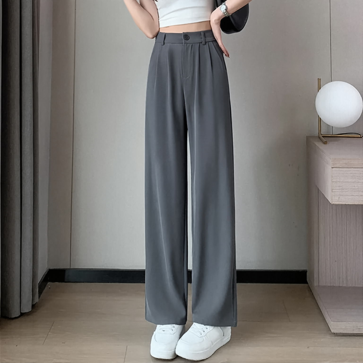 Calça Siena – Calça Social Feminina Reta, Alfaiataria Versátil