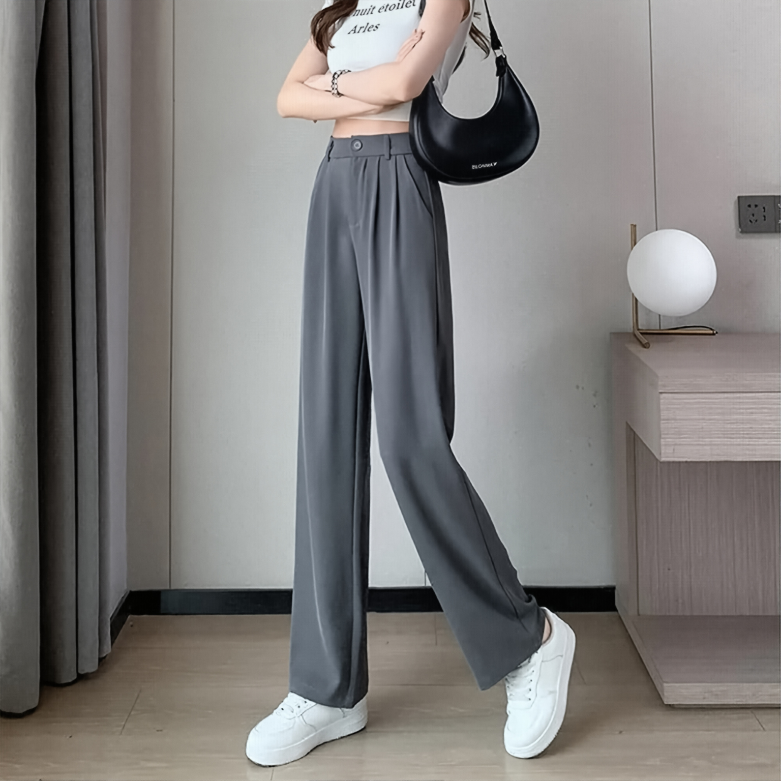 Calça Siena – Calça Social Feminina Reta, Alfaiataria Versátil
