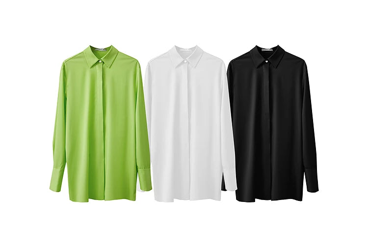 Camisa Capucine – Camisa social feminina com punho de alfaiataria