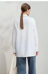 Camisa Capucine – Camisa social feminina com punho de alfaiataria